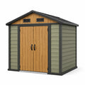 Abri de jardin en plastique avec portes doubles 185 x 152 x 226 cm